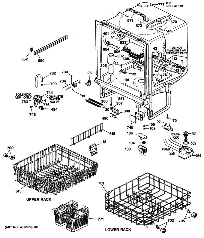 Diagram for GSD1230T60WW