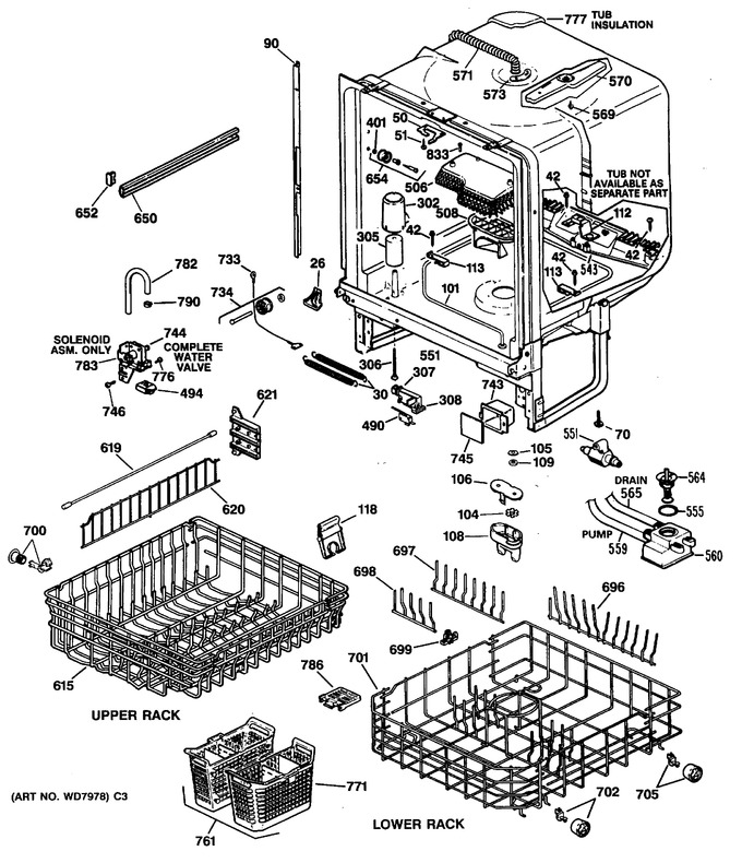 Diagram for GSD1920T60BB