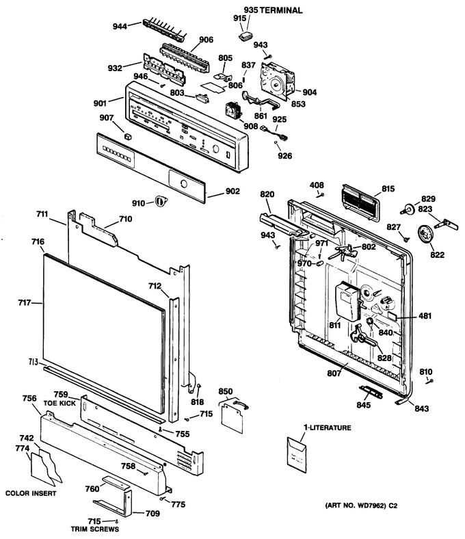 Diagram for GSD1180T62WW