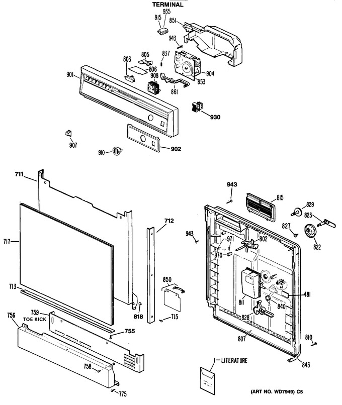 Diagram for LUD3100V57WB