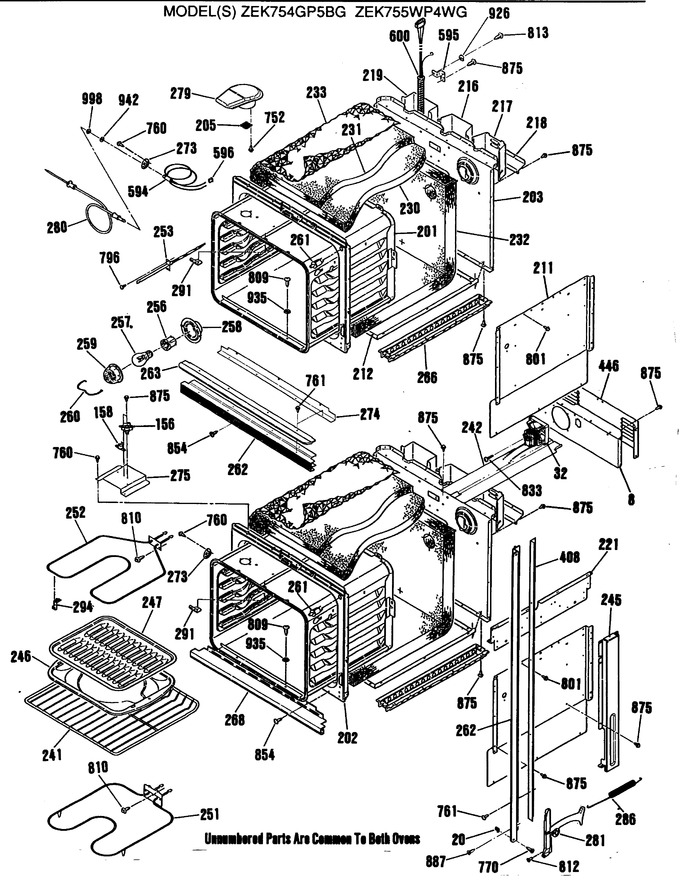 Diagram for ZEK754GP5BG