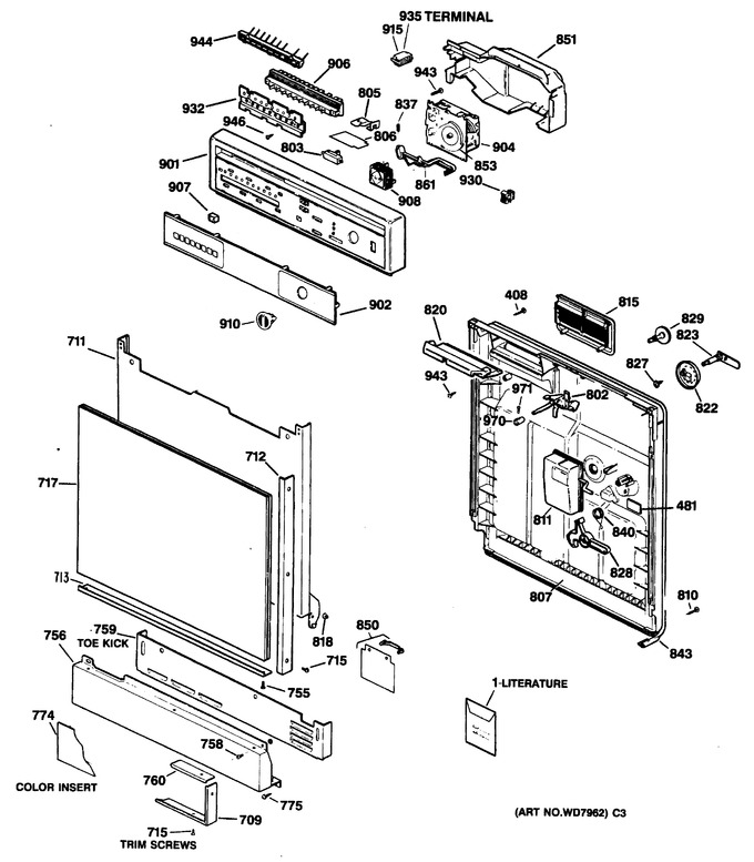 Diagram for GSD750T-60WB