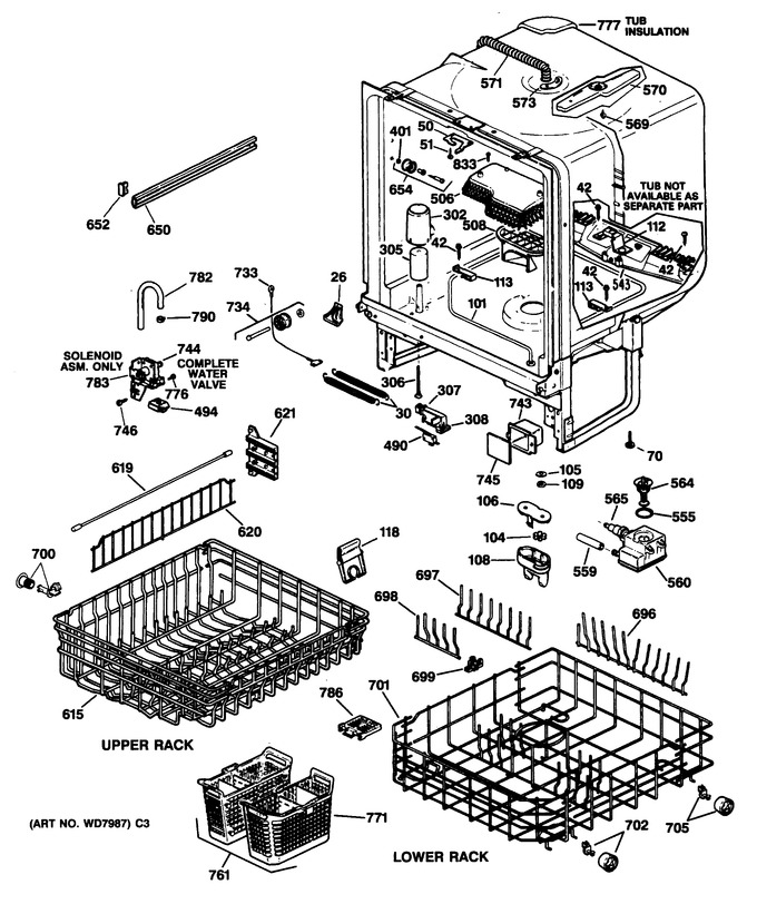 Diagram for GSD1920T65BB