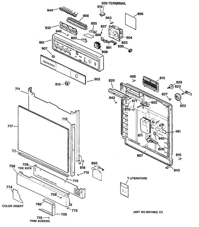 Diagram for GSD880T-64WW