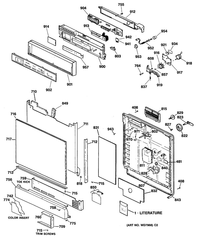 Diagram for ZBD3000V64WW