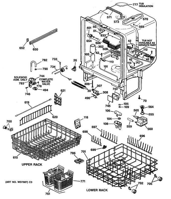 Diagram for ZBD3000V64WW