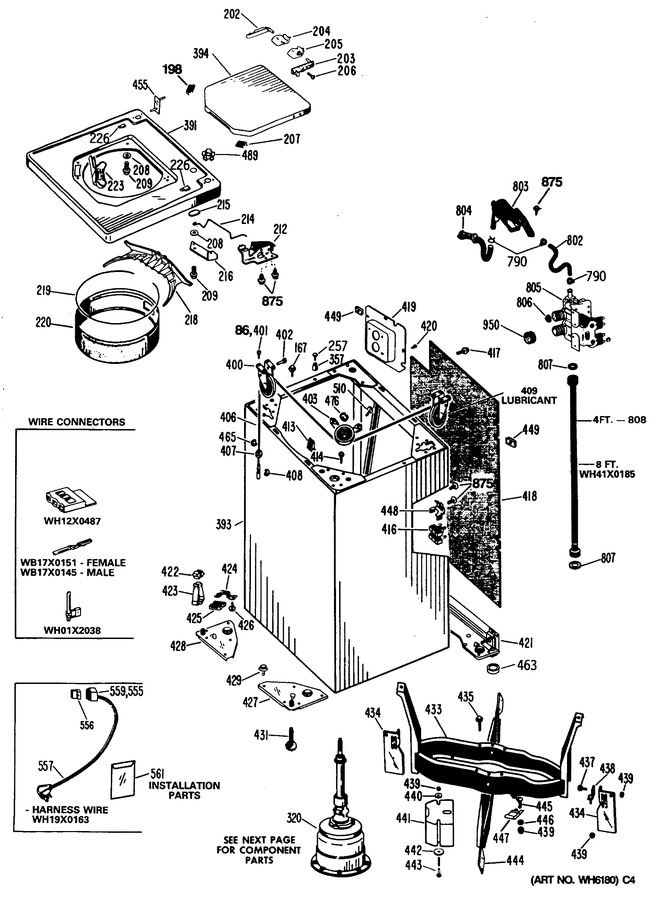 Diagram for WLW3800SALWH