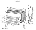 Diagram for 1 - Freezer Door