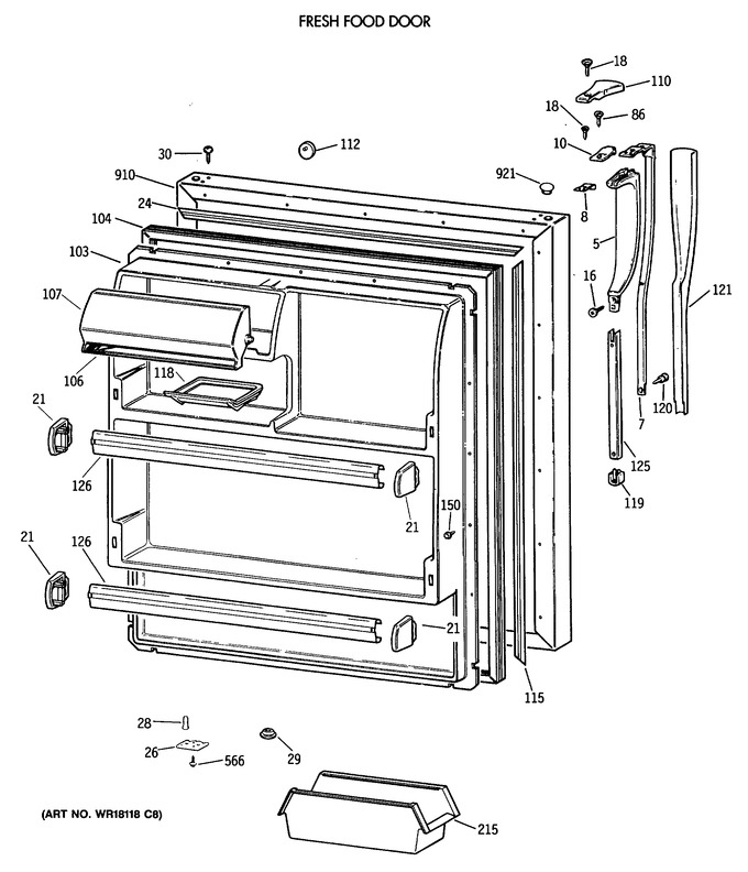 Diagram for CTE18GASTRWH