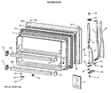 Diagram for 1 - Freezer Door