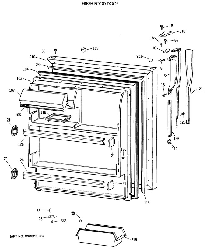 Diagram for CTX18GAXCRWW