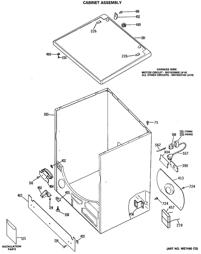 Diagram for DRL2655RAL