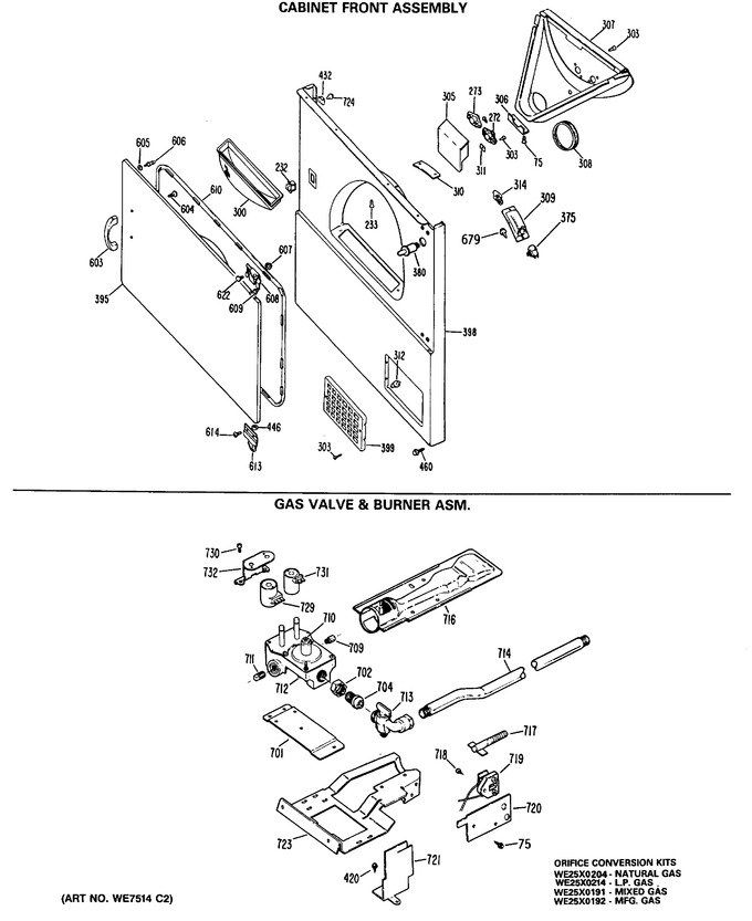 Diagram for DRL2655RAL