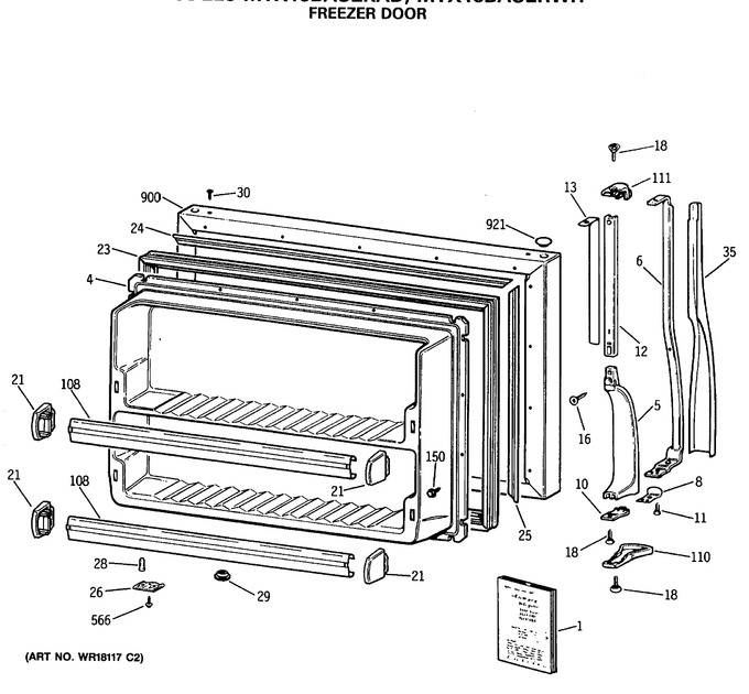 Diagram for MTX18BASERWH