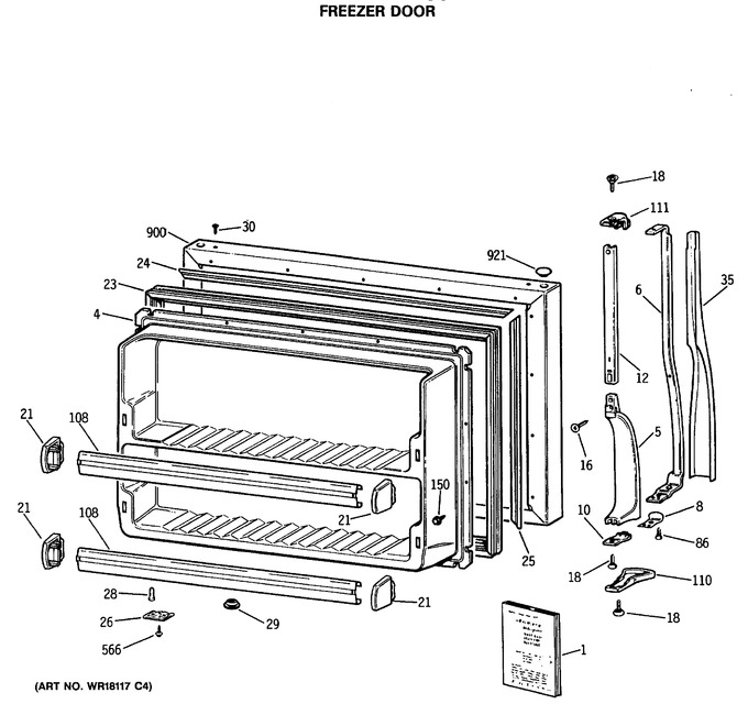 Diagram for MTE18EASSRWH