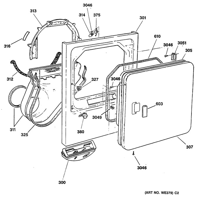 Diagram for DRB4900SBMWW
