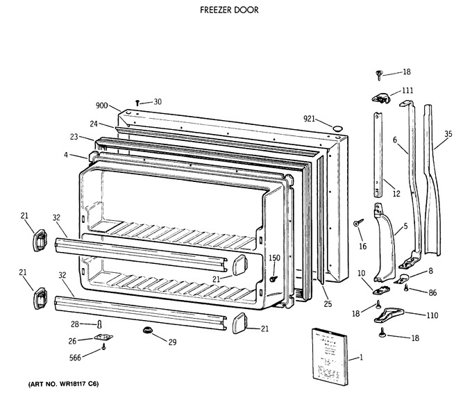 Diagram for MTX18GAXCRWW