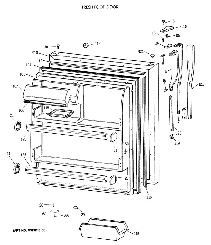 Diagram for MTX18GAXCRWW