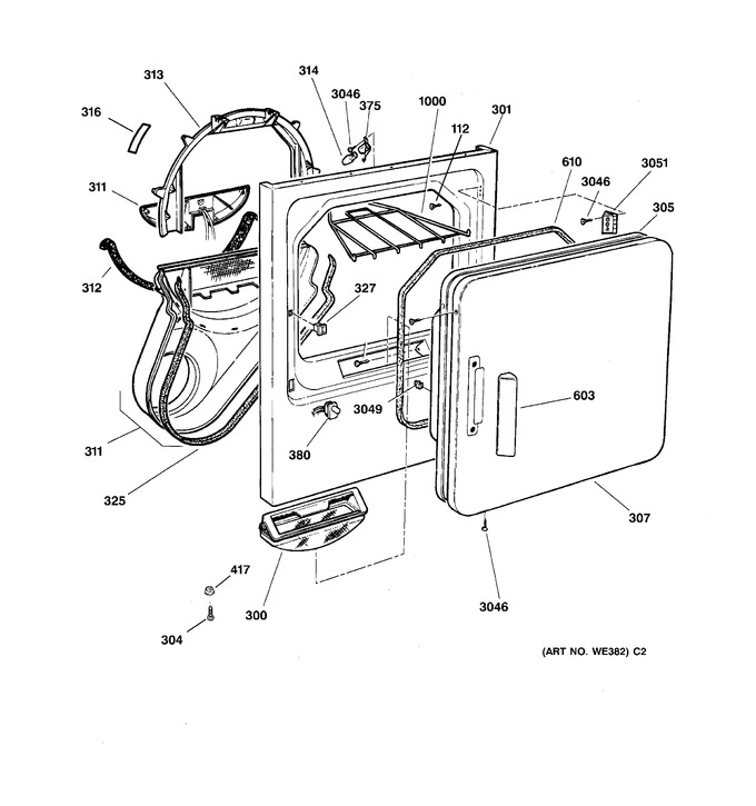 Diagram for DDSR475GT3WW