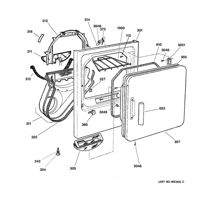 Diagram for DPSQ495GT3AA
