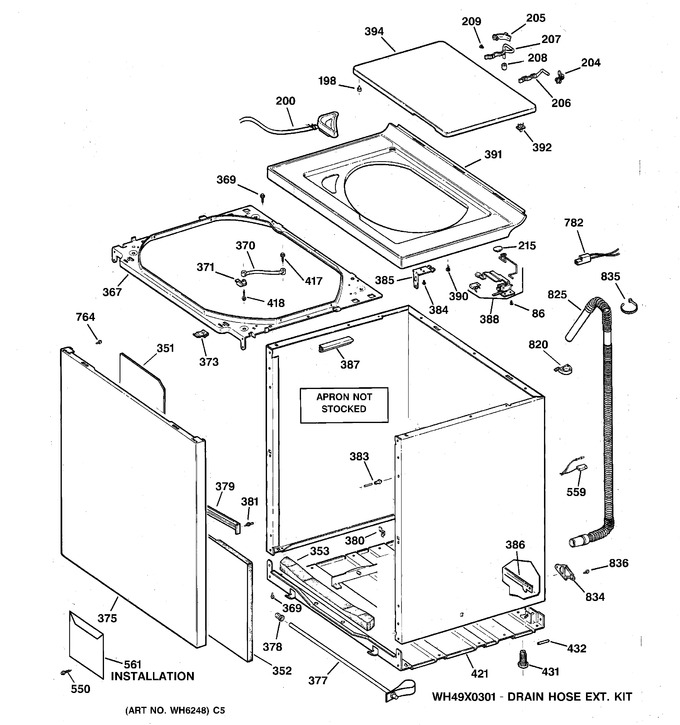 Diagram for WPSQ3120T6WW