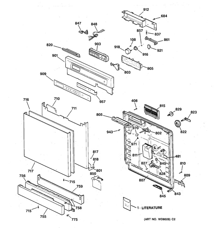 Diagram for GSD4210X73AA