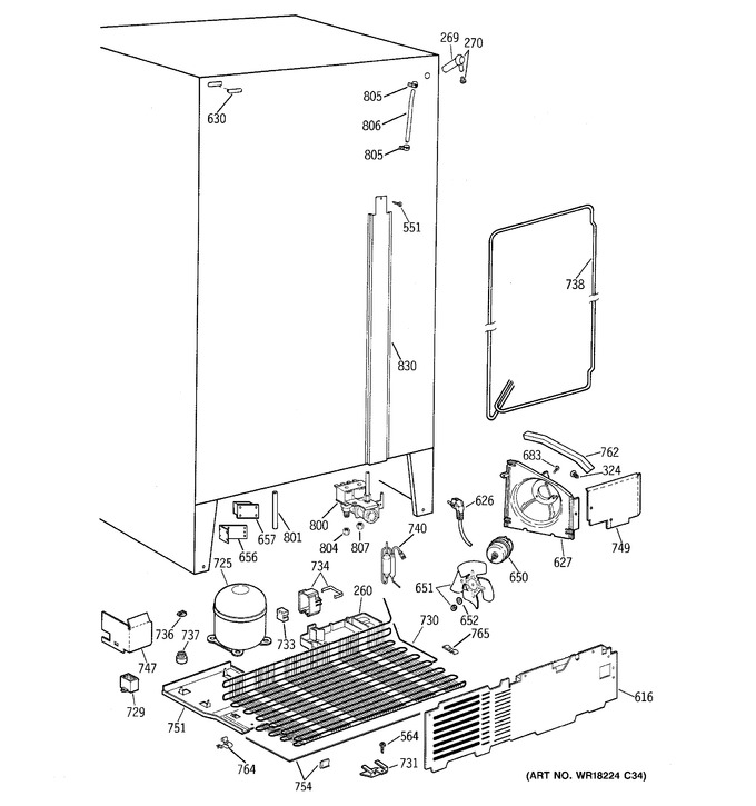 Diagram for CSK27PFZAWW