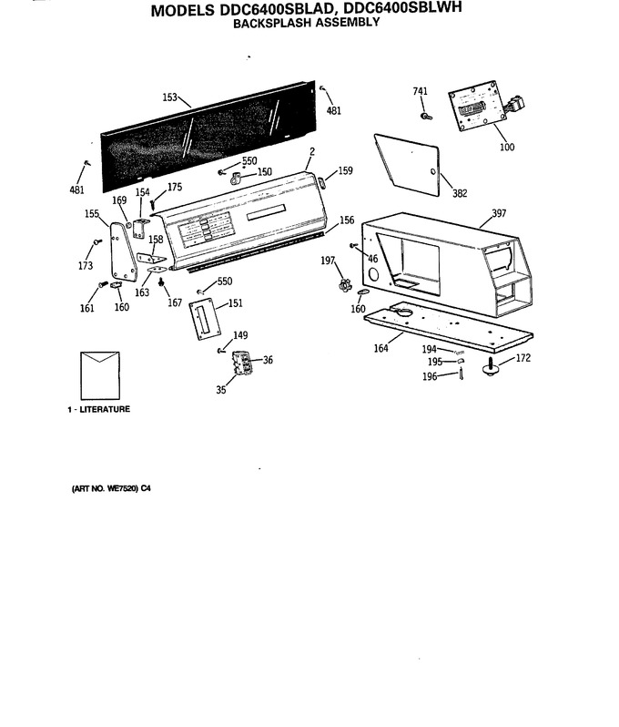 Diagram for DDC6400SBLAD