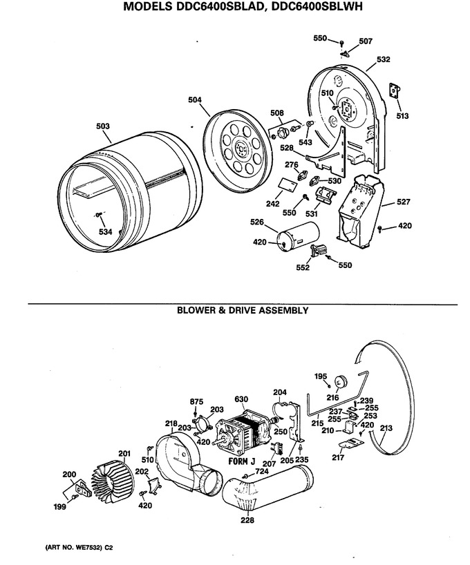 Diagram for DDC6400SBLAD