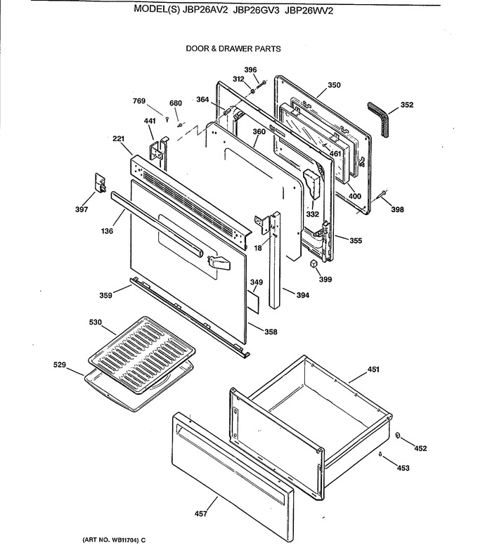 Diagram for JBP26WV2