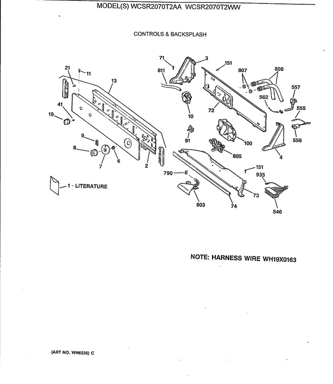 Diagram for WCSR2070T2WW