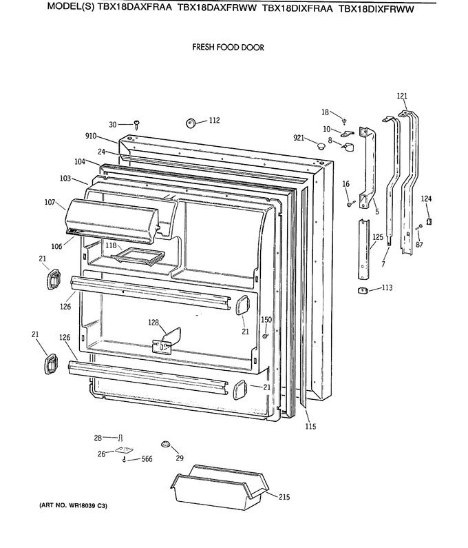 Diagram for TBX18DAXFRAA
