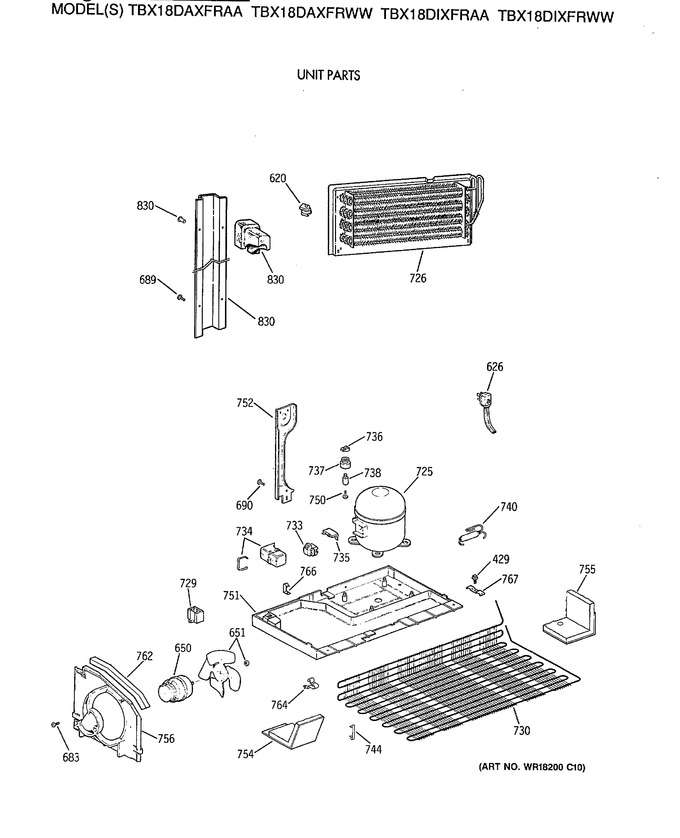 Diagram for TBX18DAXFRAA