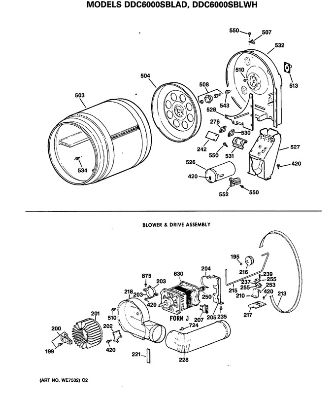 Diagram for DDC6000SBLAD