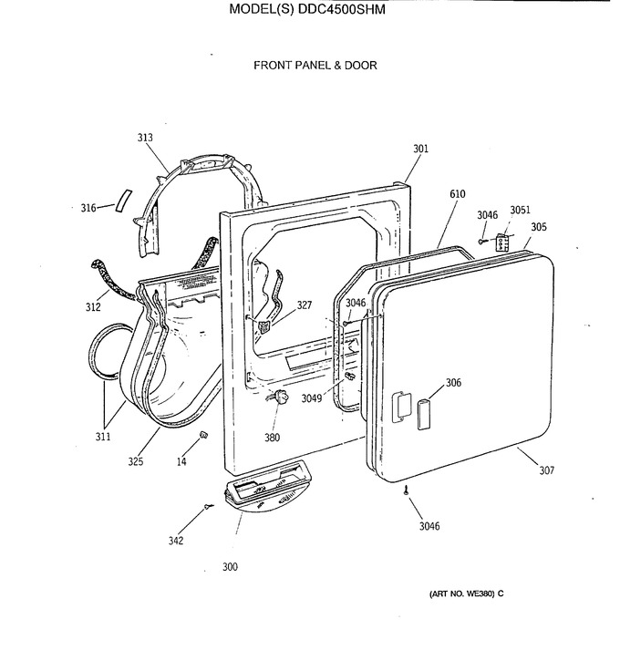 Diagram for DDC4500SHM