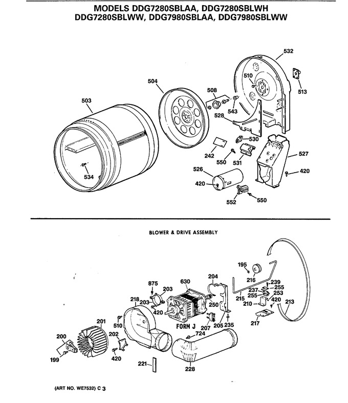 Diagram for DDG7980SBLWW