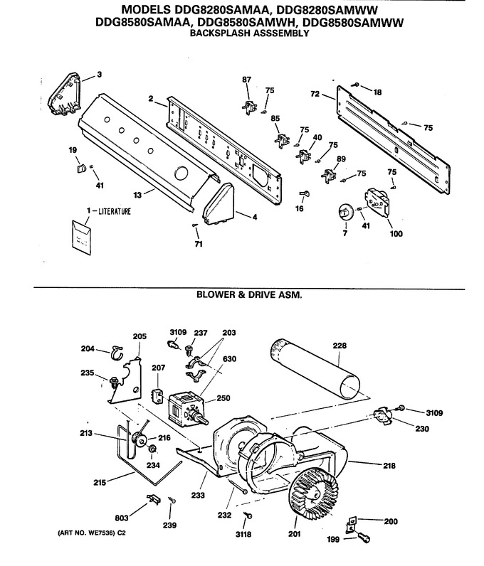 Diagram for DDG8580SAMWW