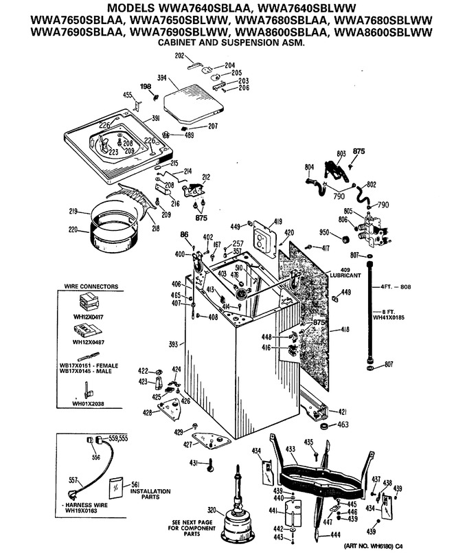 Diagram for WWA8600SBLAA