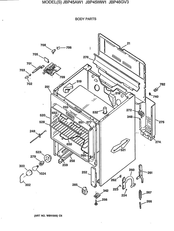 Diagram for JBP45AW1