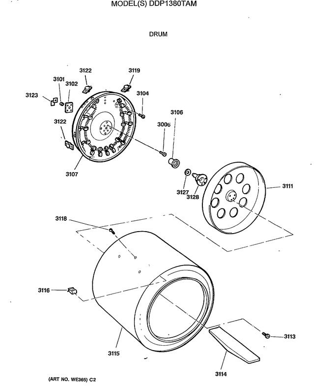 Diagram for DDP1380TAM