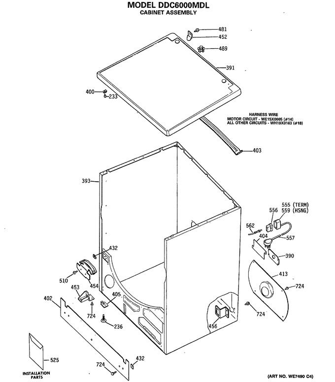 Diagram for DDC6000MDL