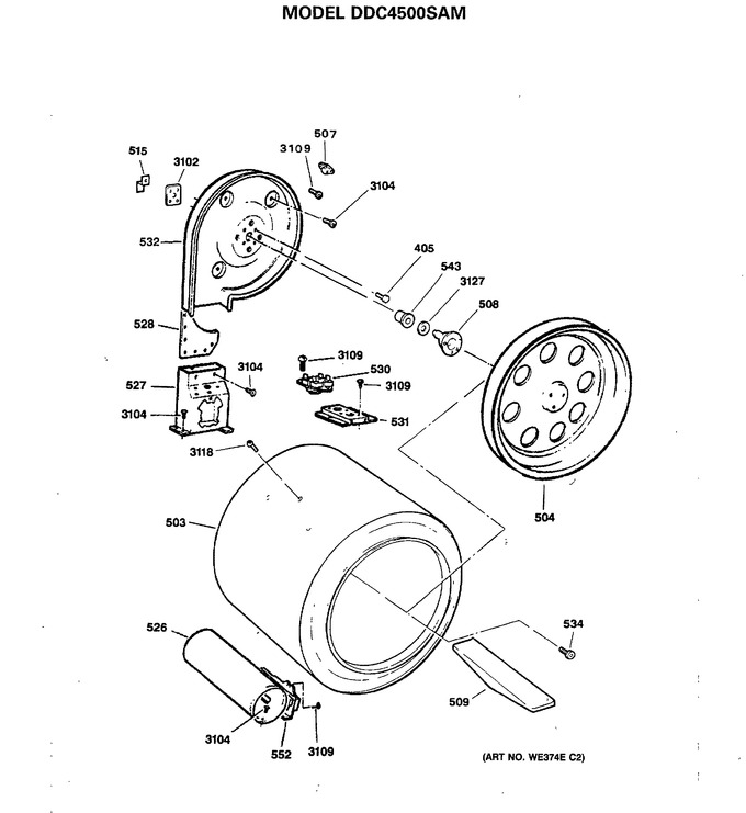 Diagram for DDC4500SAM