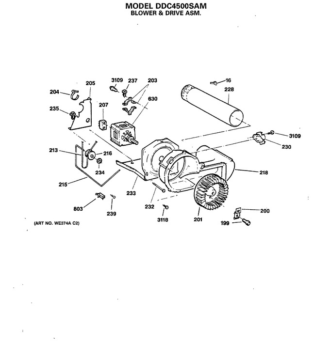 Diagram for DDC4500SAM