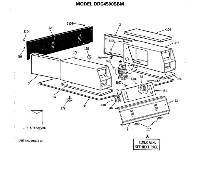 Diagram for DDC4500SBM
