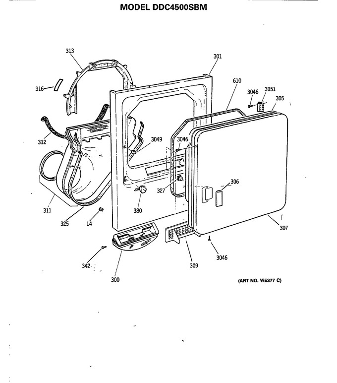 Diagram for DDC4500SBM