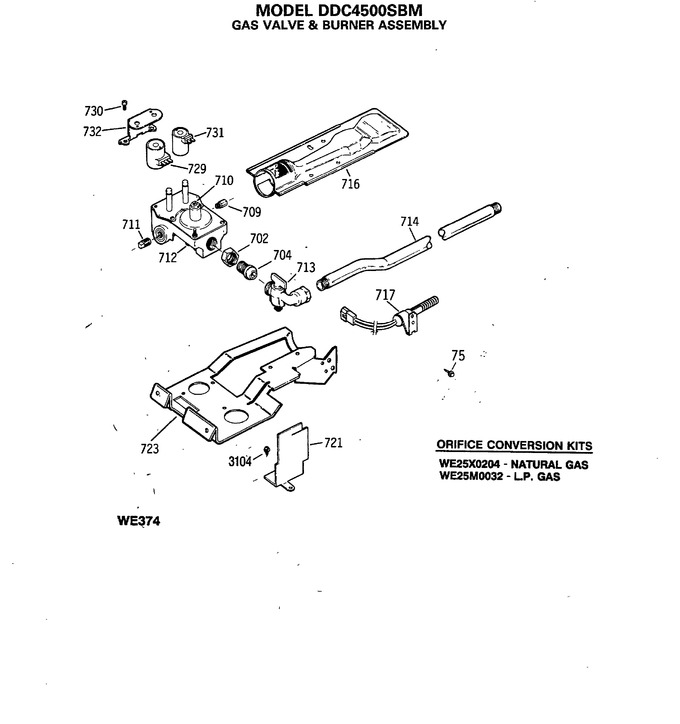 Diagram for DDC4500SBM