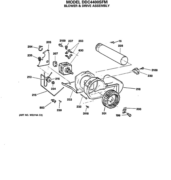 Diagram for DDC4400SFM