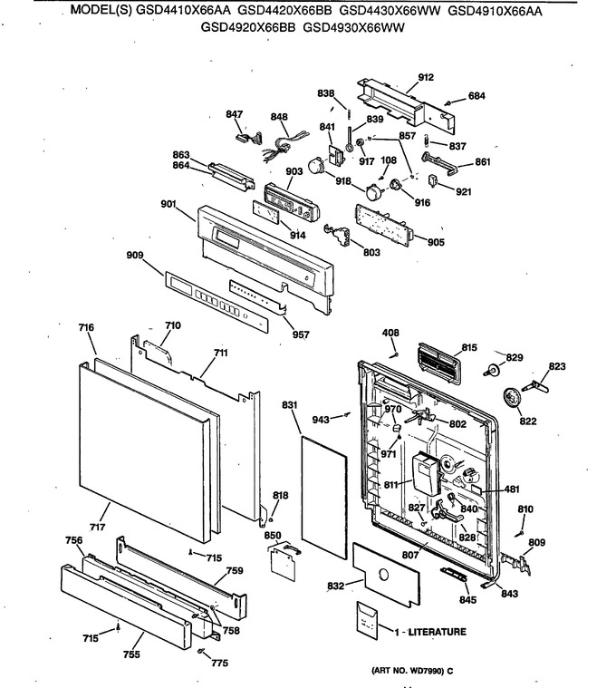 Diagram for GSD4910X66AA