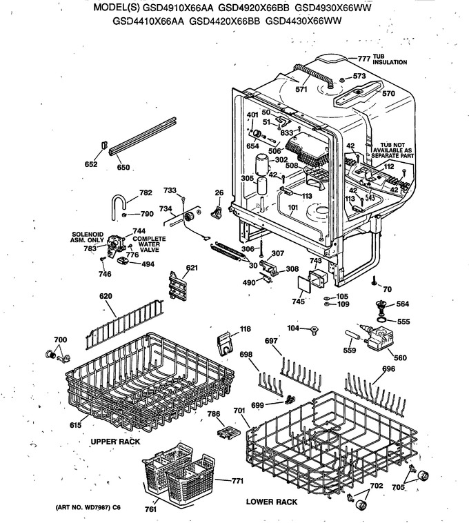 Diagram for GSD4910X66AA