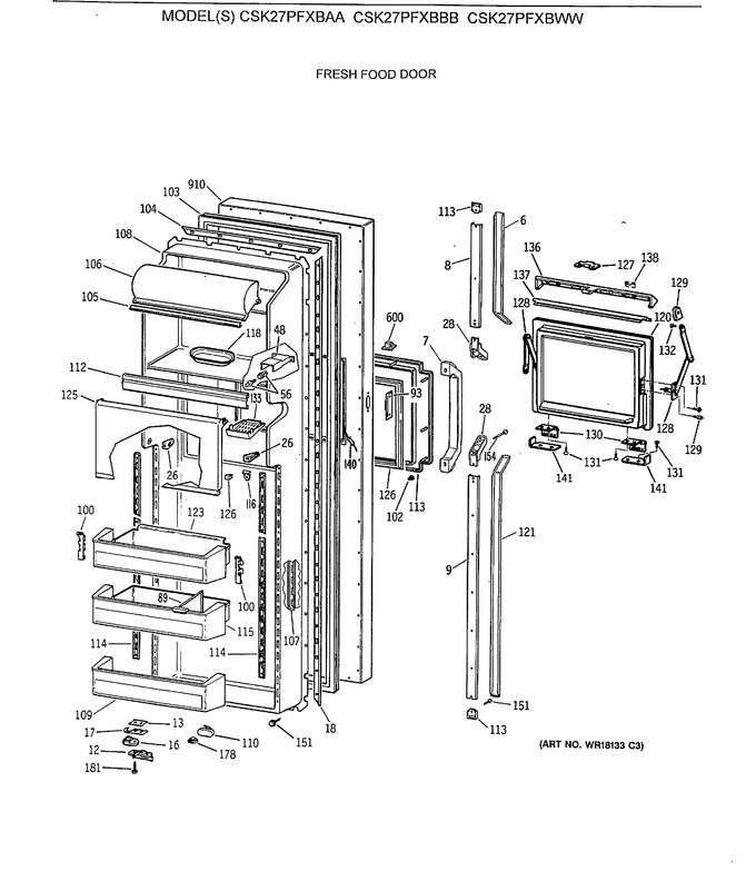 Diagram for CSK27PFXBAA